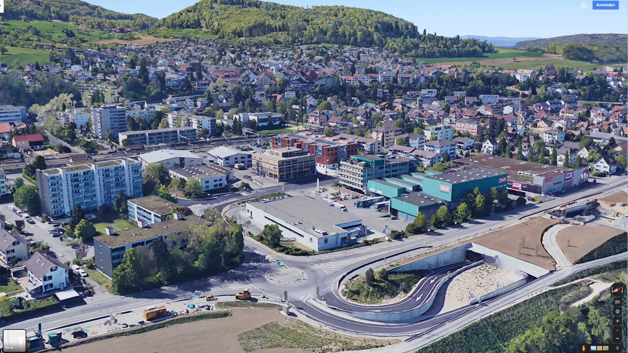 Ausgangslage Parkstrasse Frenkendorf